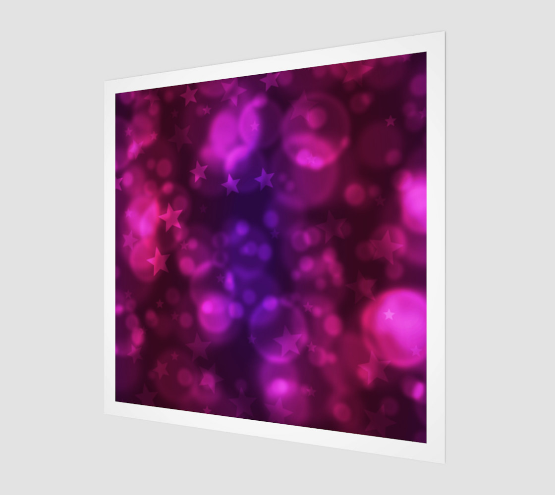 Purple Stars And Bubbles preview #1