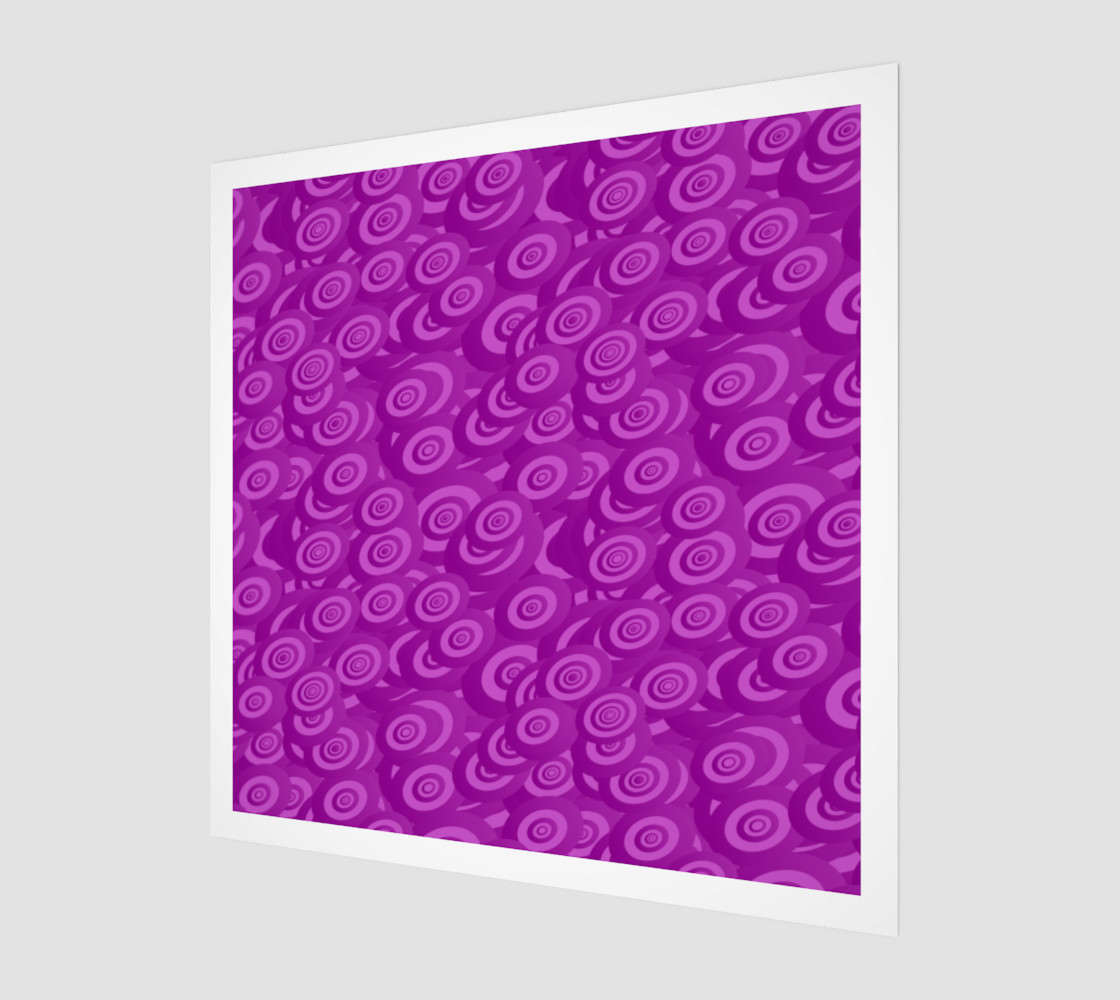 purple swirl wall art preview #1