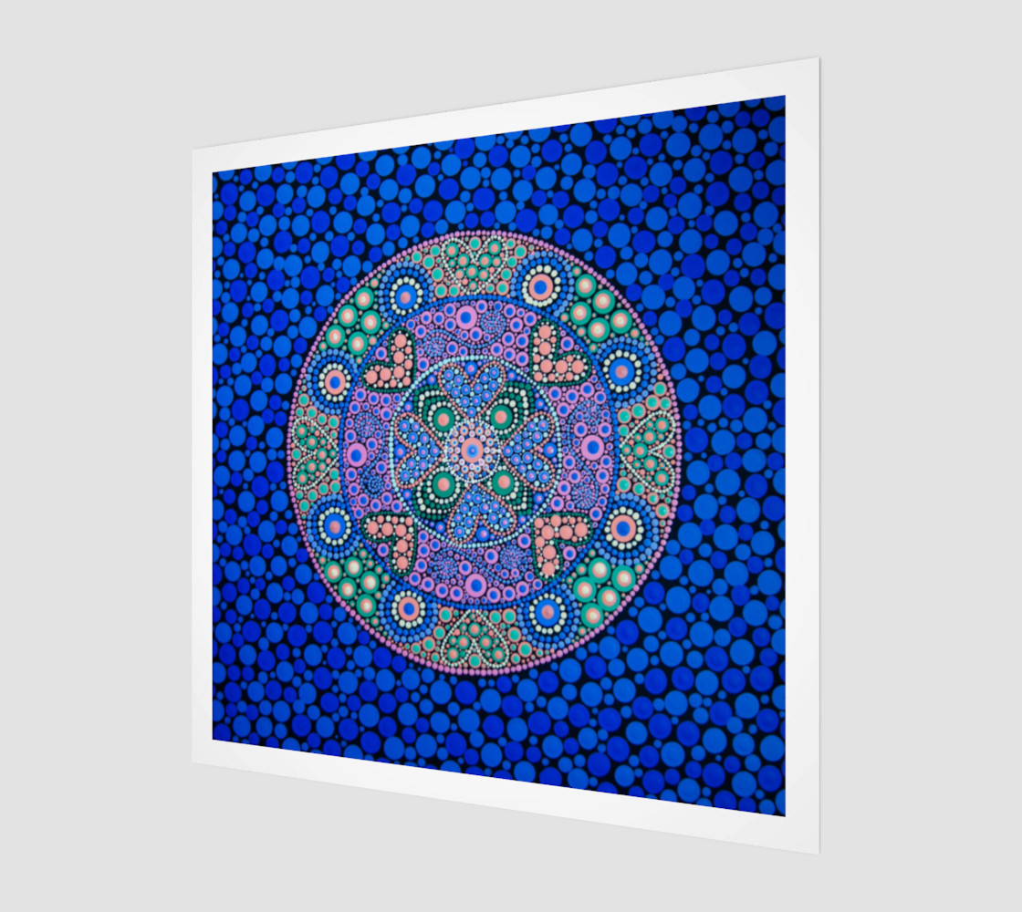 BlinkitArtPosteBlueMandala preview #1