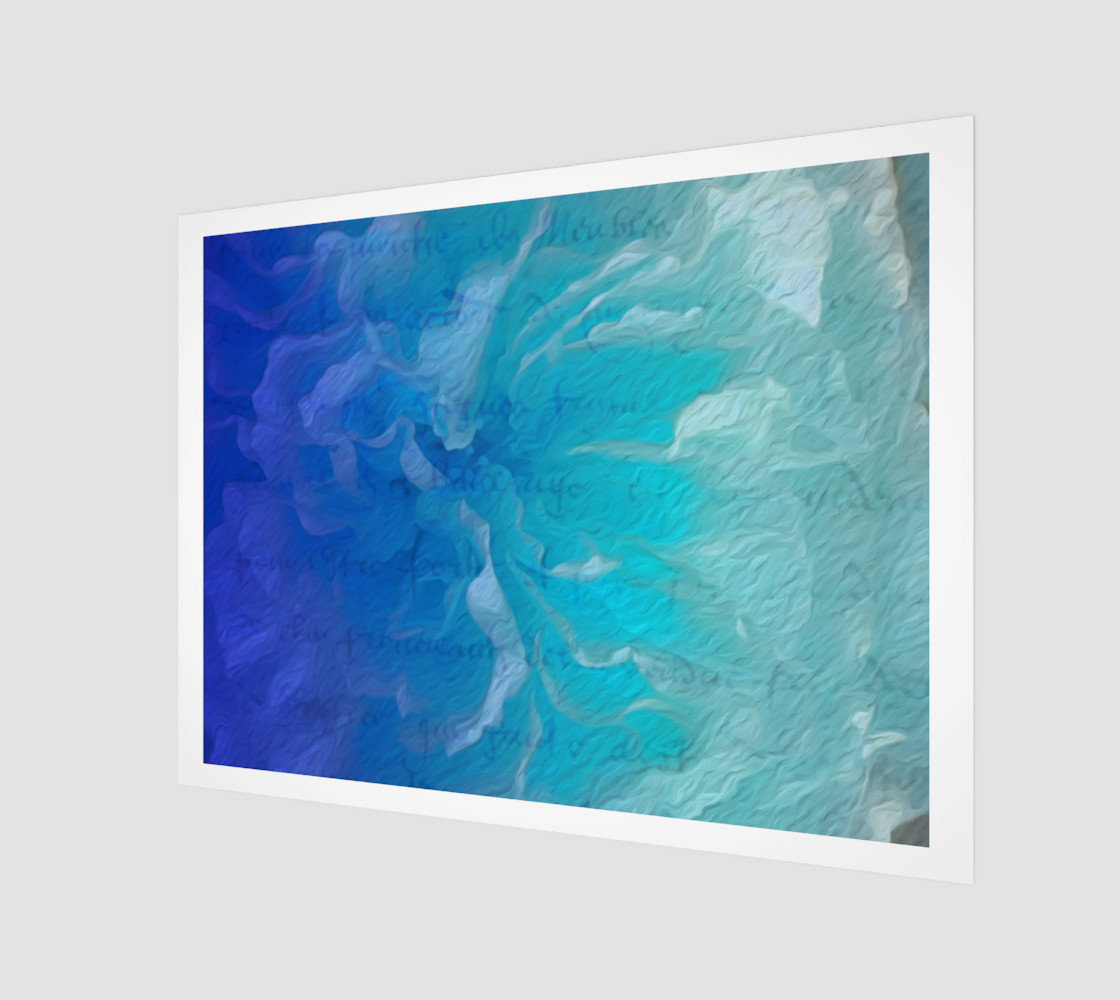 Blue I So Hope Art Print Landscape preview #1