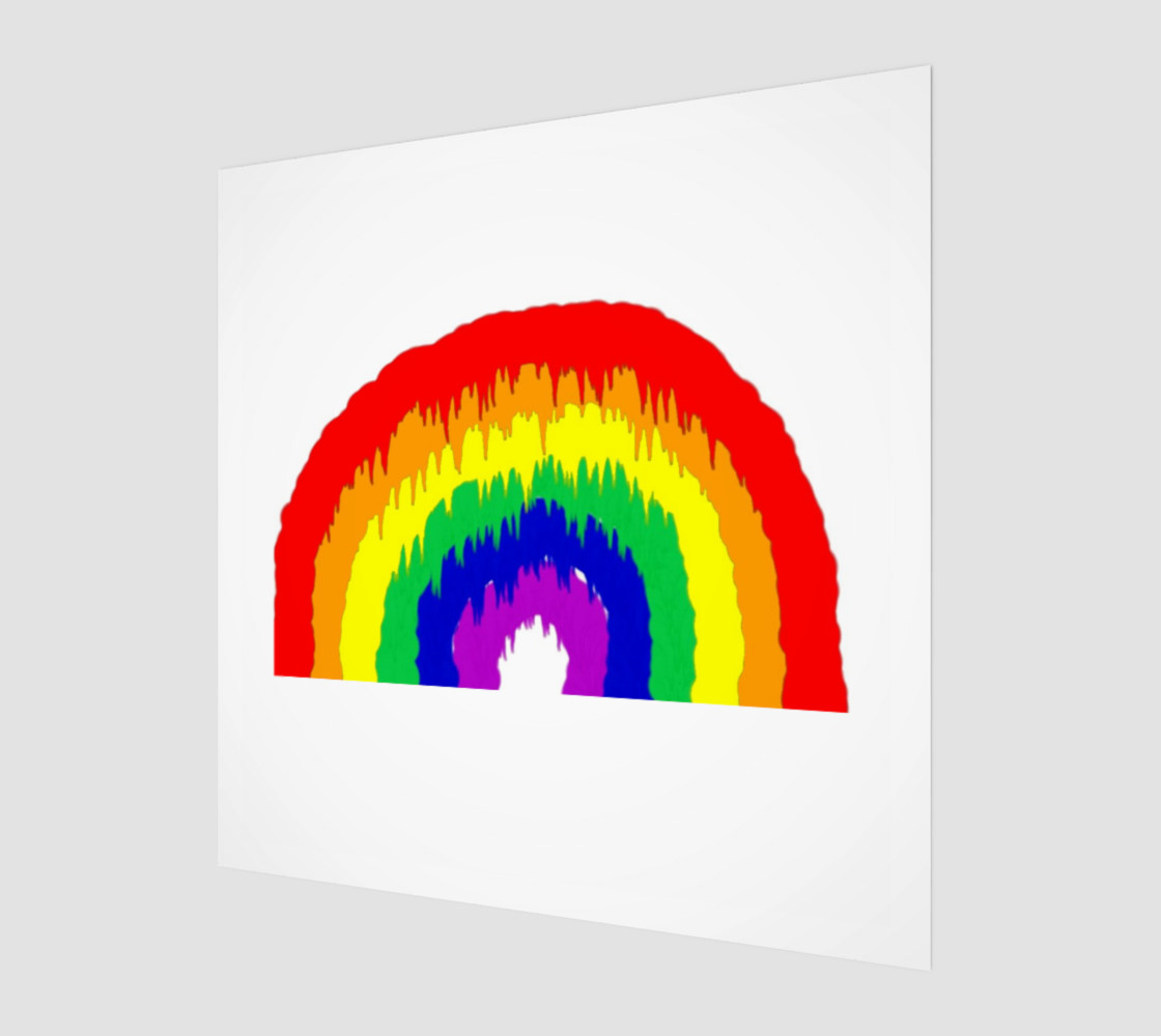 Dripping Rainbow Wall Art preview #1