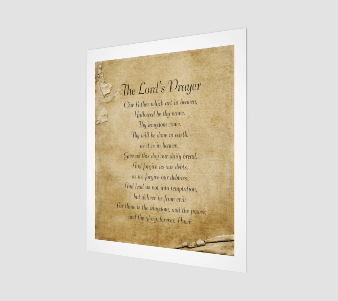 The Lord's Prayer 16x20 preview #1