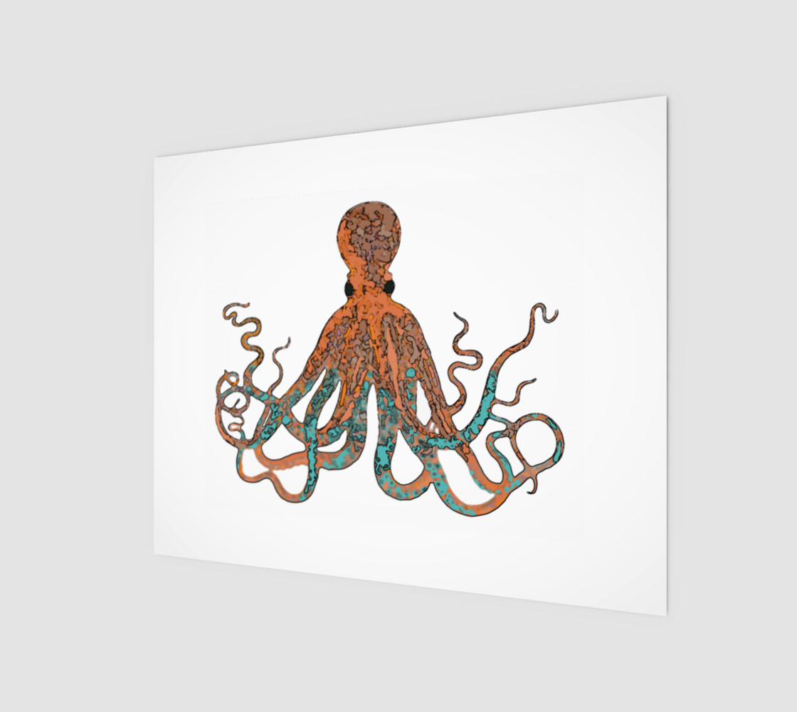 Octopus Watercolor By Gypsea preview #1
