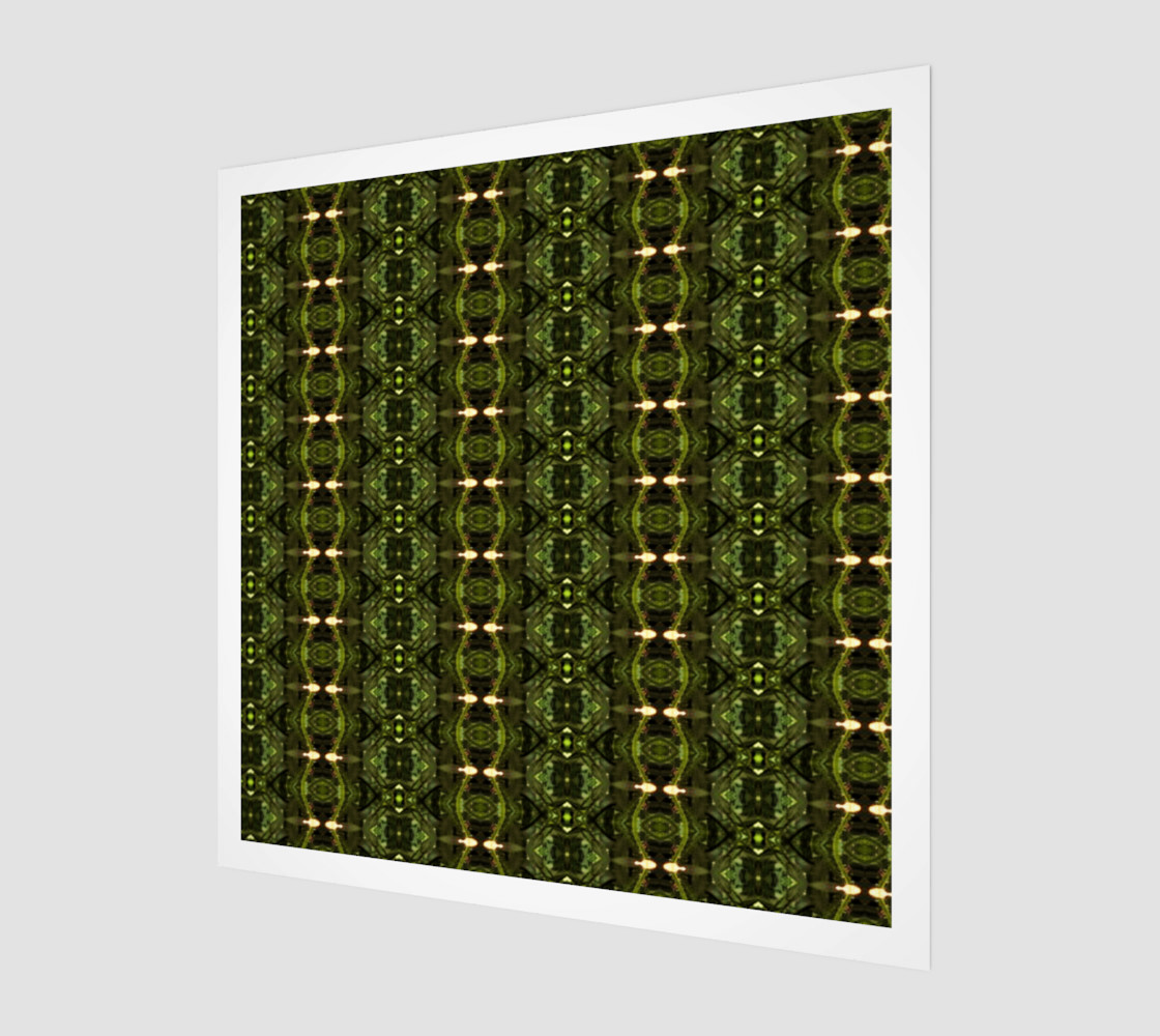 Green Abstract Tapestry Miniature #2