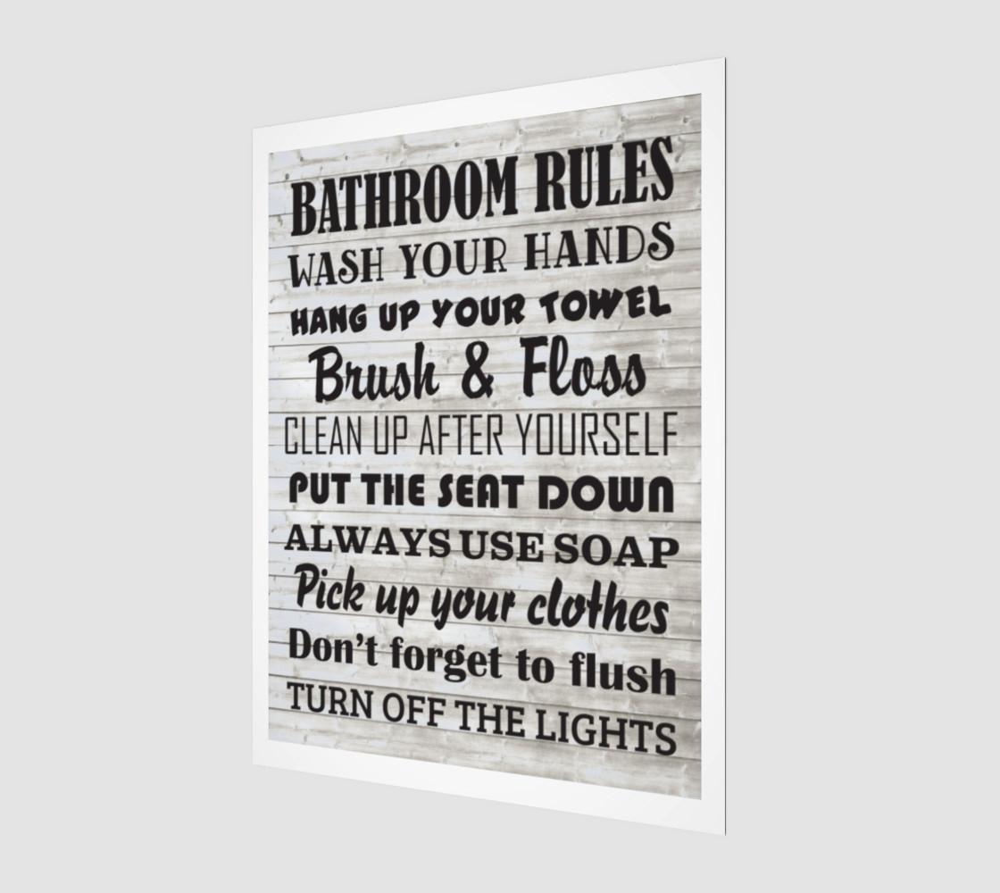 Bathroom Rules preview #1