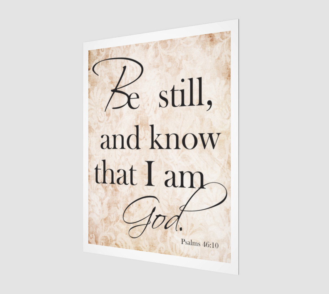 Be still and know that I am God preview #1