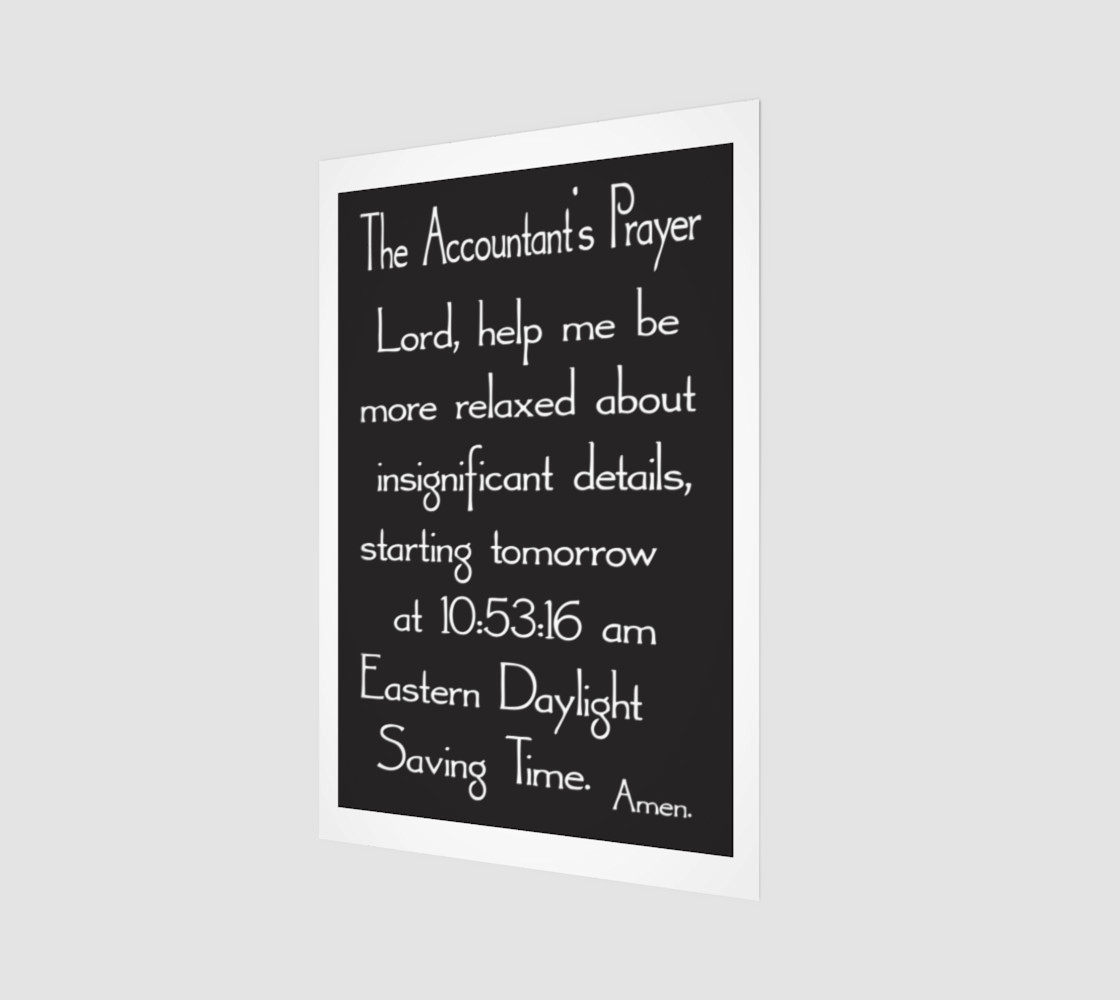 The Accountant's Prayer preview #1