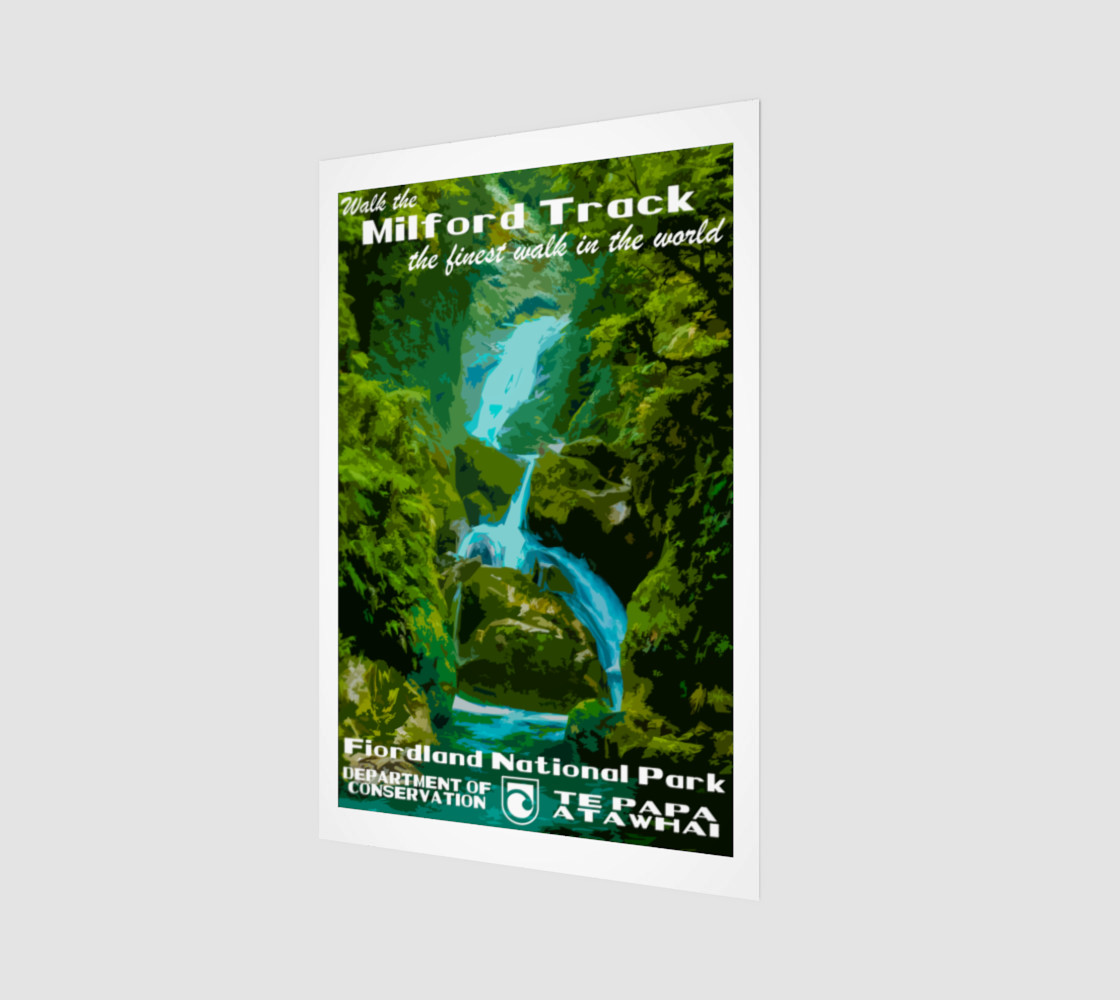 Milford Track Art Print preview #1