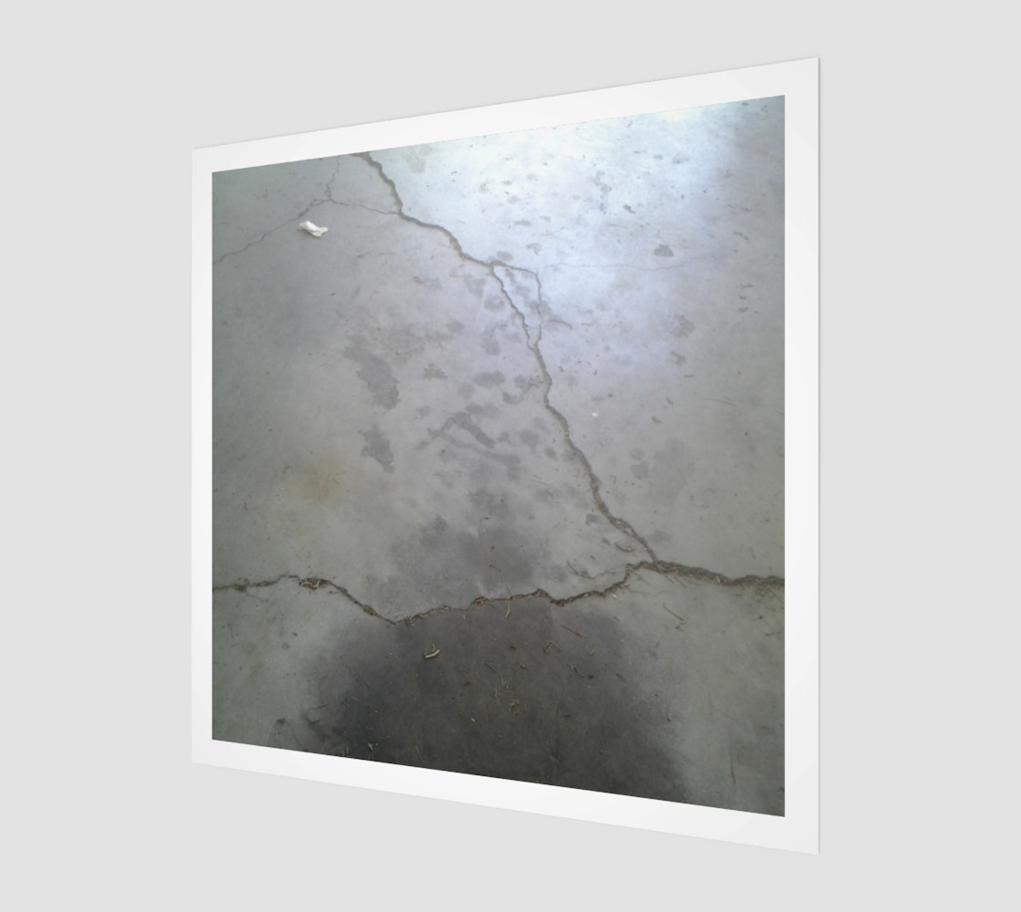 Cracked Driveway Wall Art preview #1