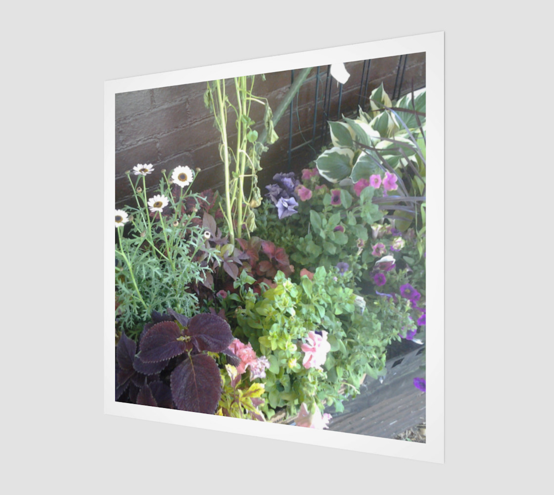 Flower Bed Wall Art preview #1
