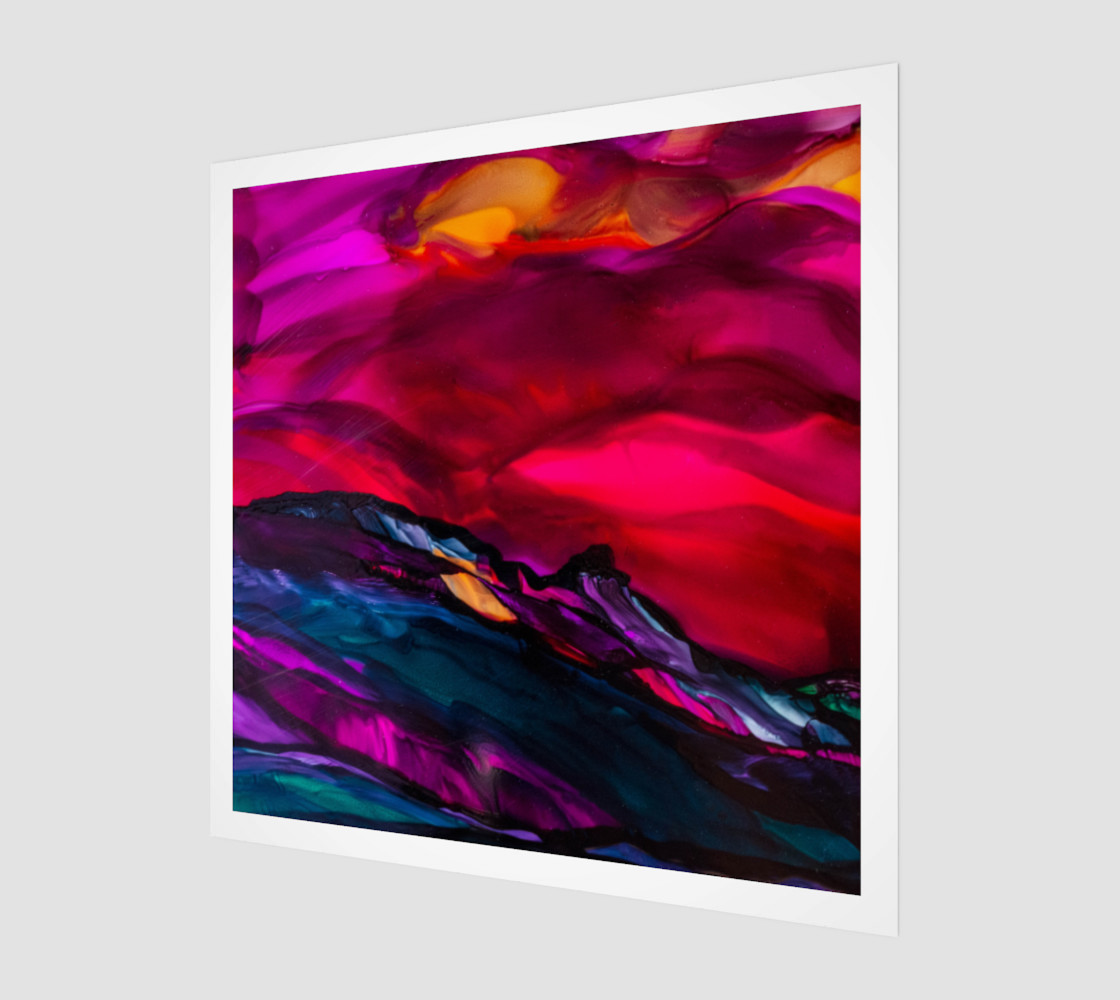In the Shadows Alcohol Ink preview #1