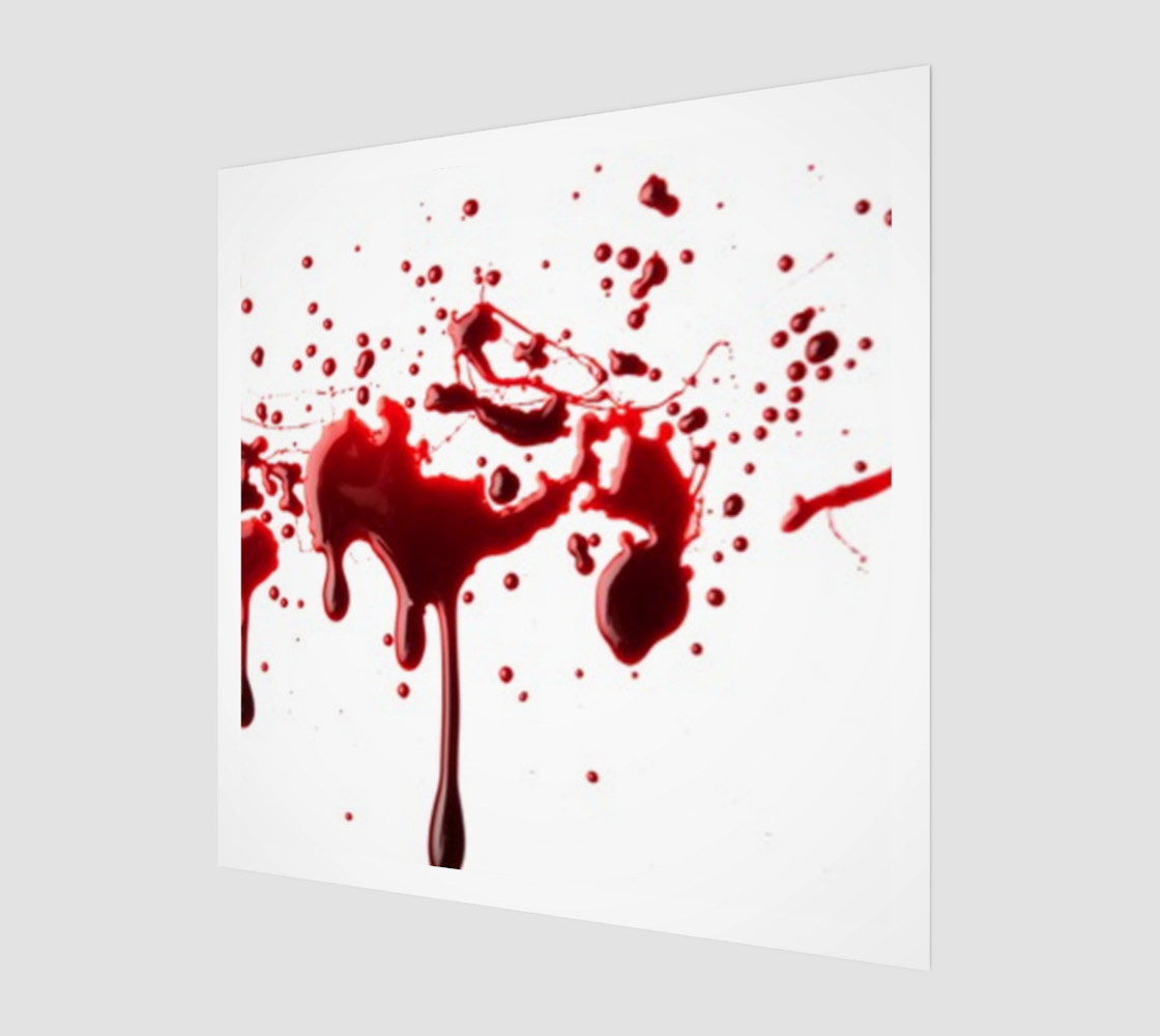 Blood Splatter three wall art preview #1