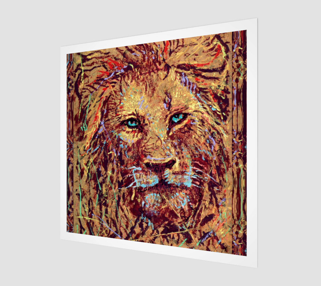 King Leo Close-up Fashion-Match / Virtual-Frame-In-Print preview #1