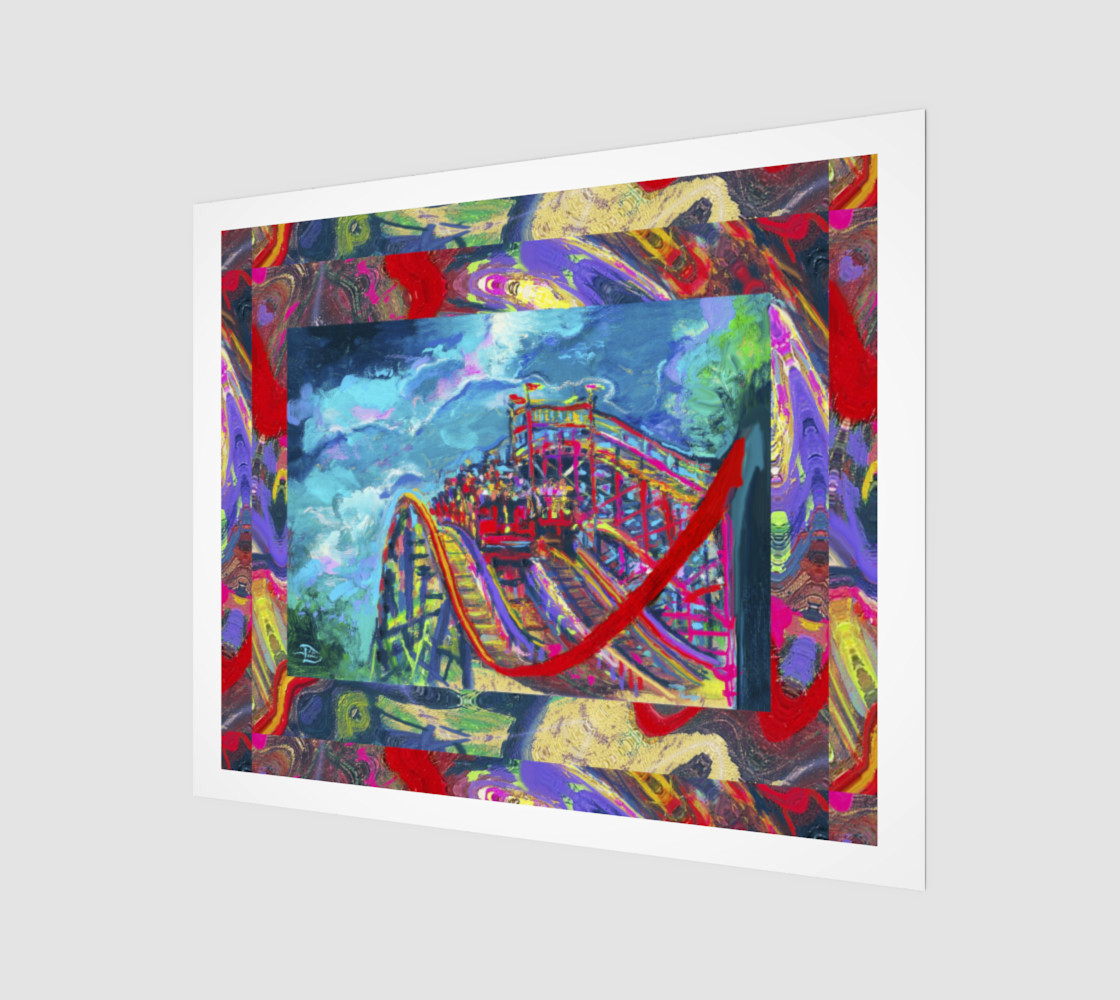 Roller Coaster Circus Fashion-Match / Virtual-Frame-In-Print preview #1