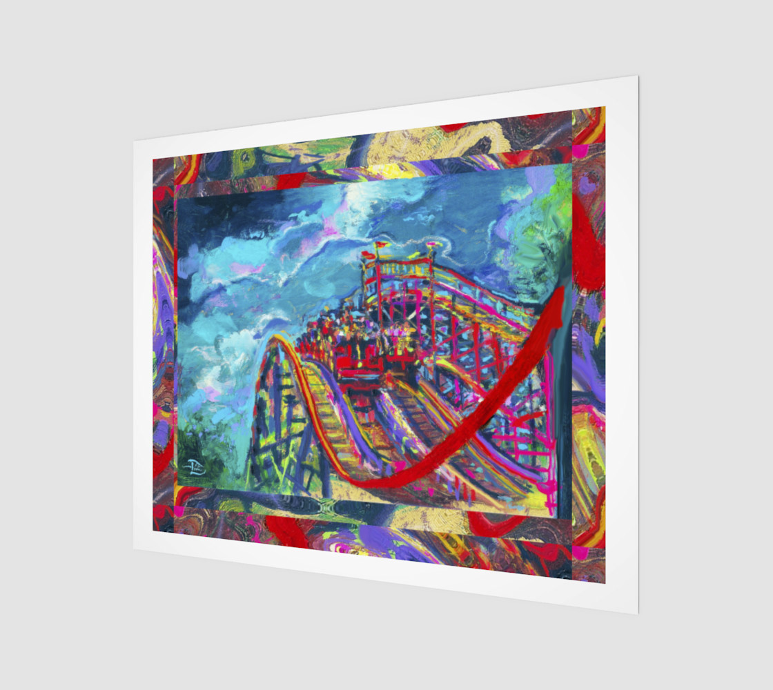 Roller Coaster Circus Fashion-Match / Virtual-Frame-in-Print preview #1