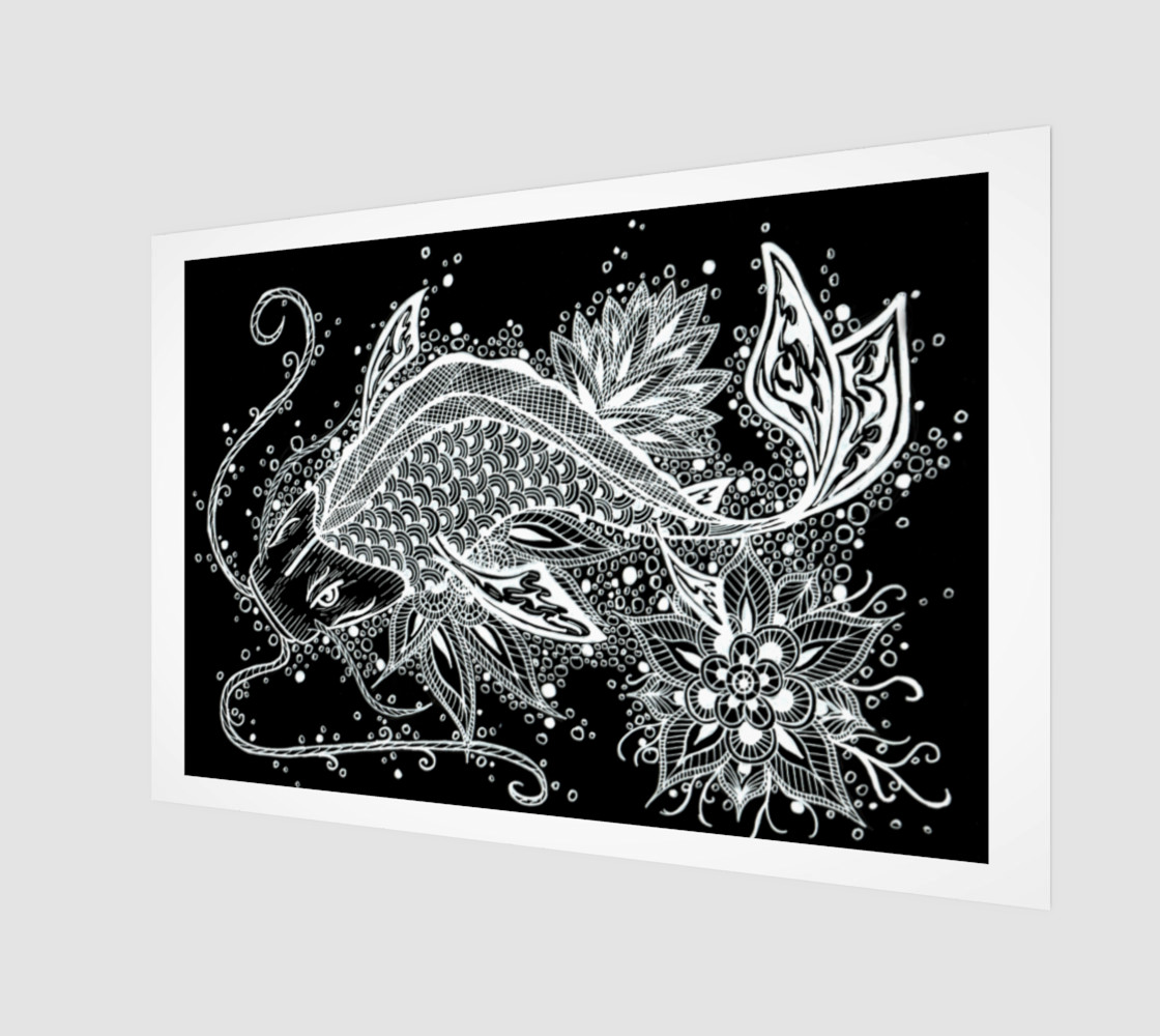 Zen Koi Lineart preview #1