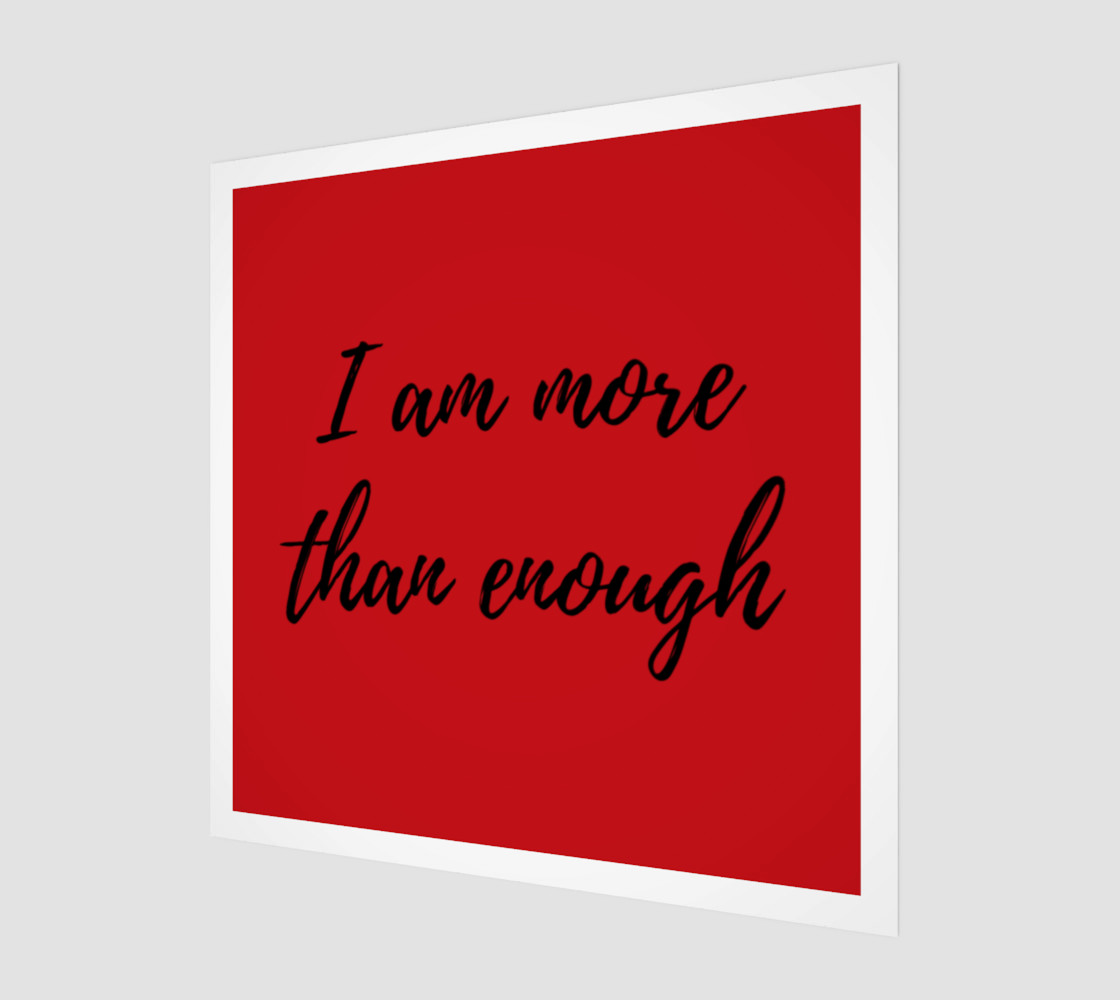 I am more than enough on Canvas preview #1