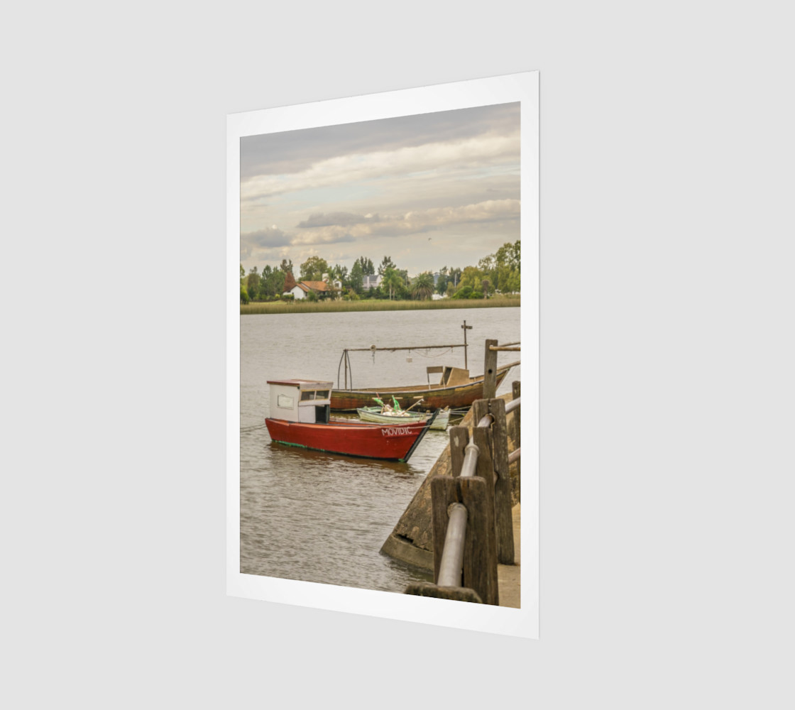 Fishing Boats at Santa Lucia River in Montevideo, Uruguay preview #1