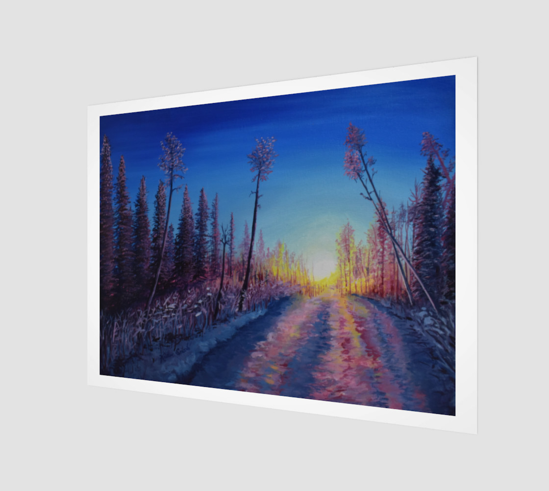 Crimson Sunset Snow Trail preview #1