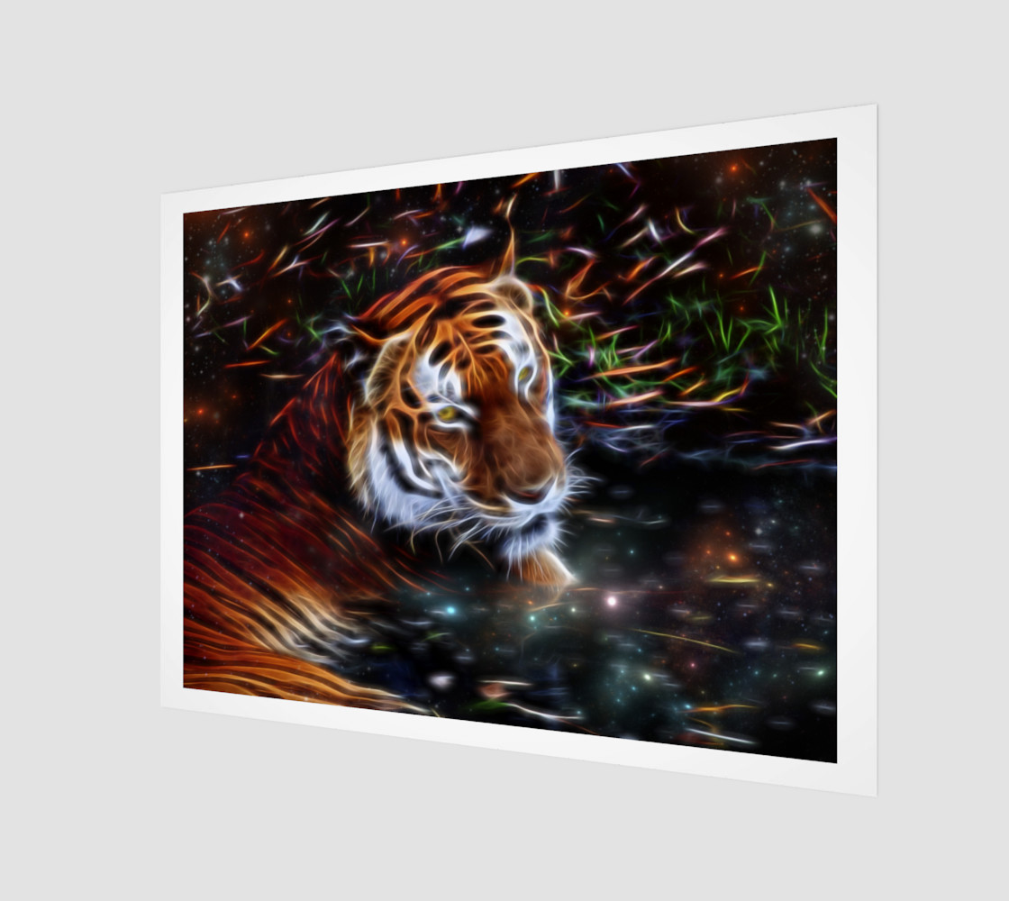 Tiger fractal, Art Print by NikaLim | Shop | Art of Where