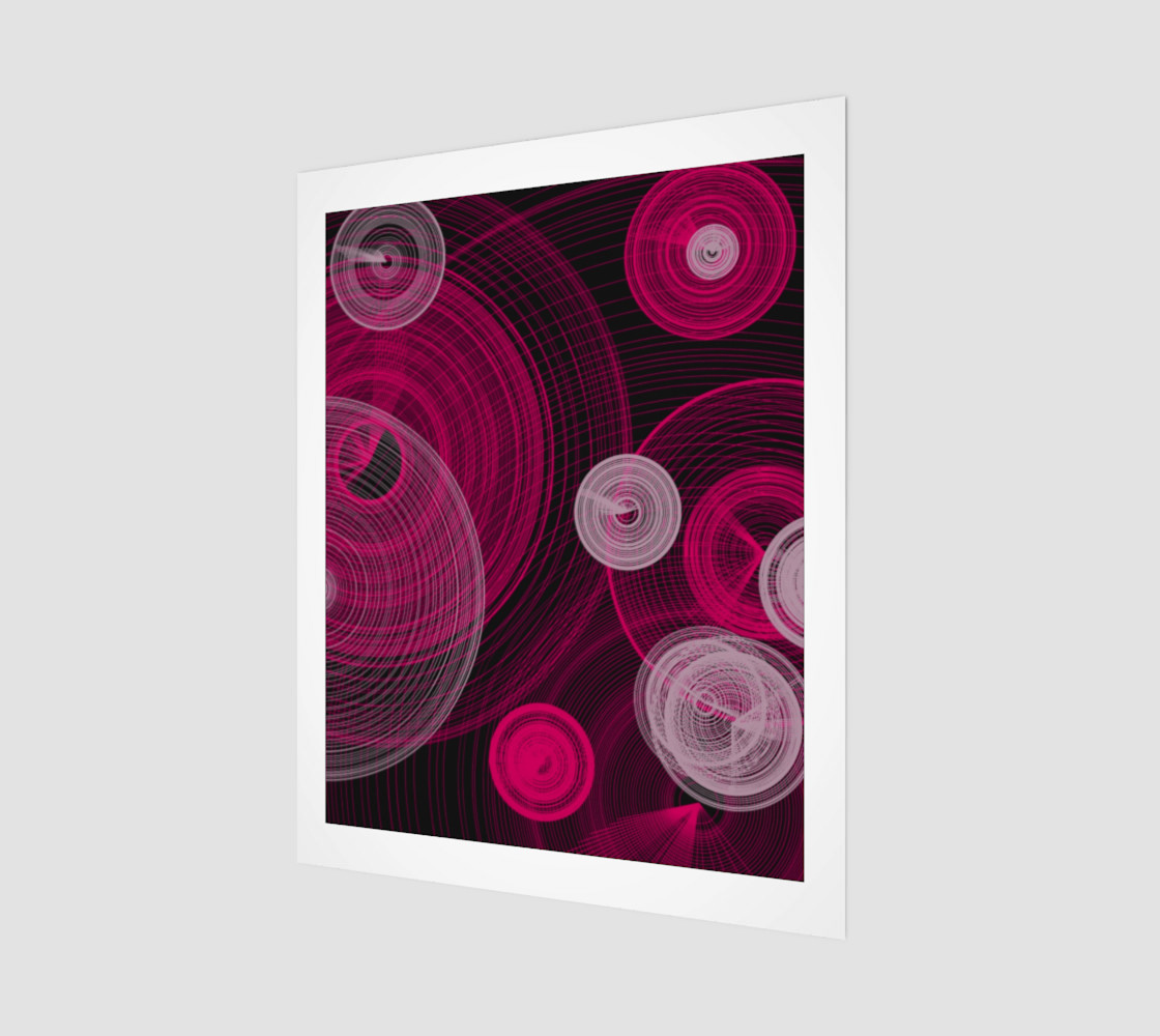 Circles Wall Art 16" x 20" preview #1