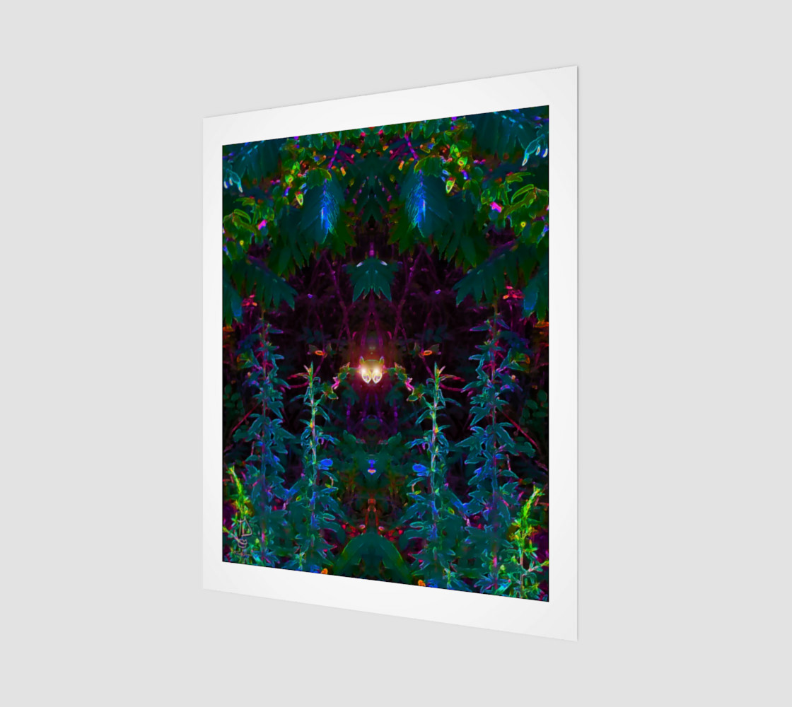 It's Watching You modern art print by Tabz Jones preview #1