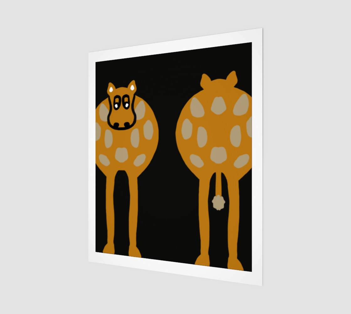 Silly Cow Wall Art 20" x 24" preview #1