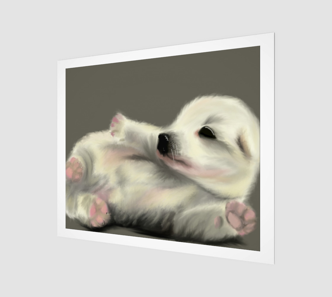 Adorable Puppy Wall Art 24" x 20" thumbnail #2