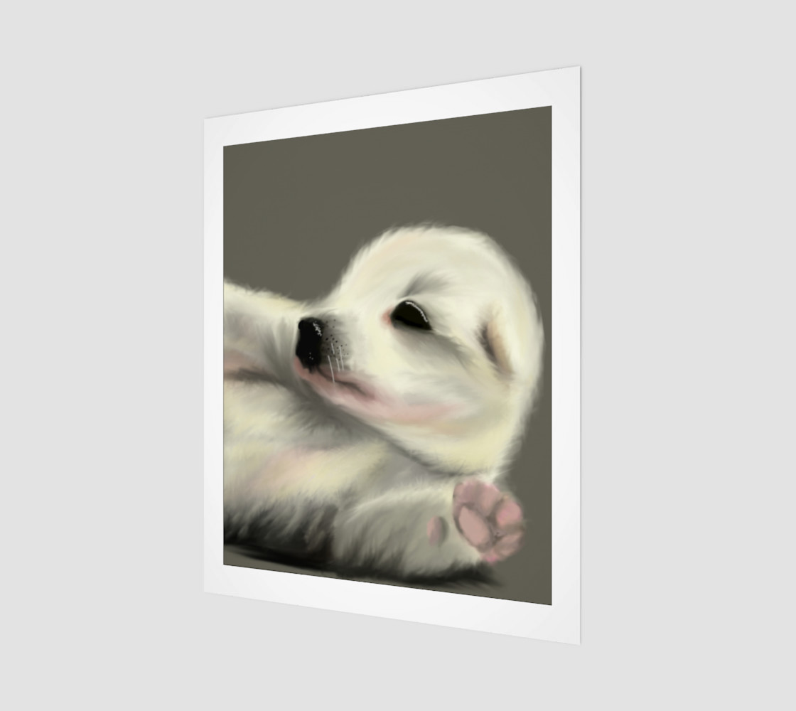 Adorable Puppy Wall Art 16" x 20" preview #1