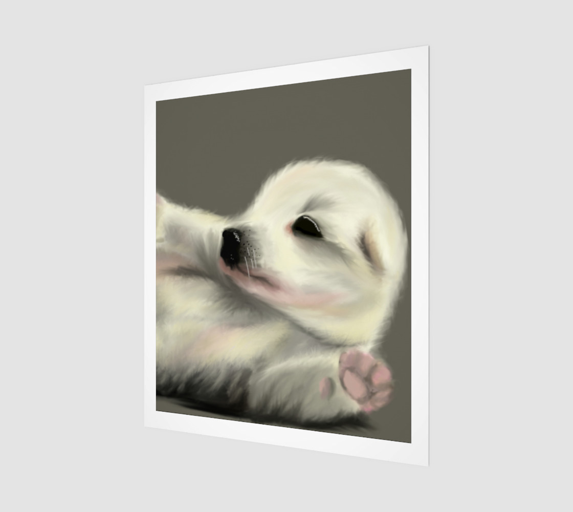 Adorable Puppy Wall Art 20" x 24" preview #1