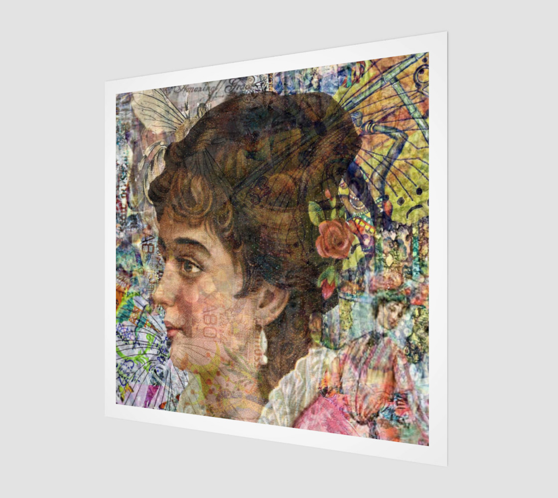 Lady in Pink Wall Art preview #1
