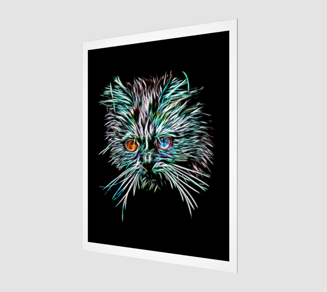 Odd-Eyed Glowing Cat preview #1