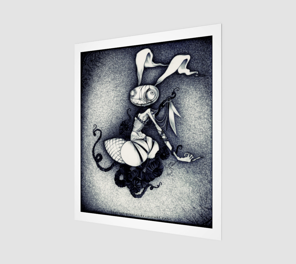 "Dear Rabbit" 20" x 24" preview #1
