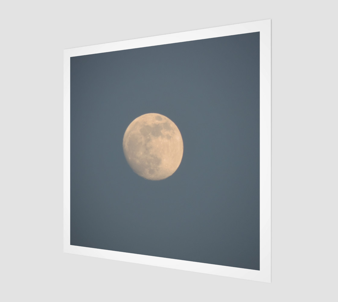Moon and blue sky preview #1