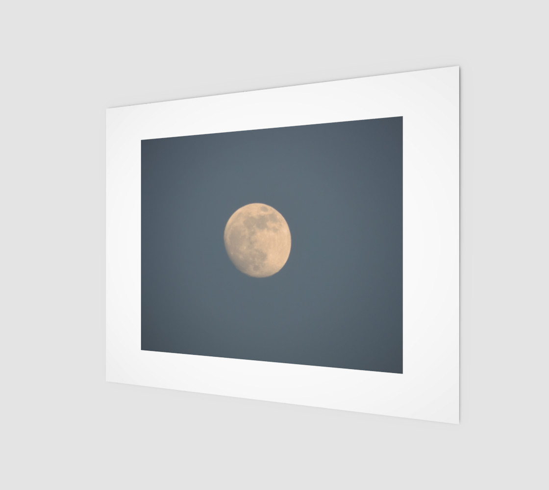 Moon and blue sky preview #1