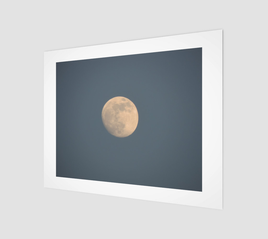 Moon and blue sky preview #1
