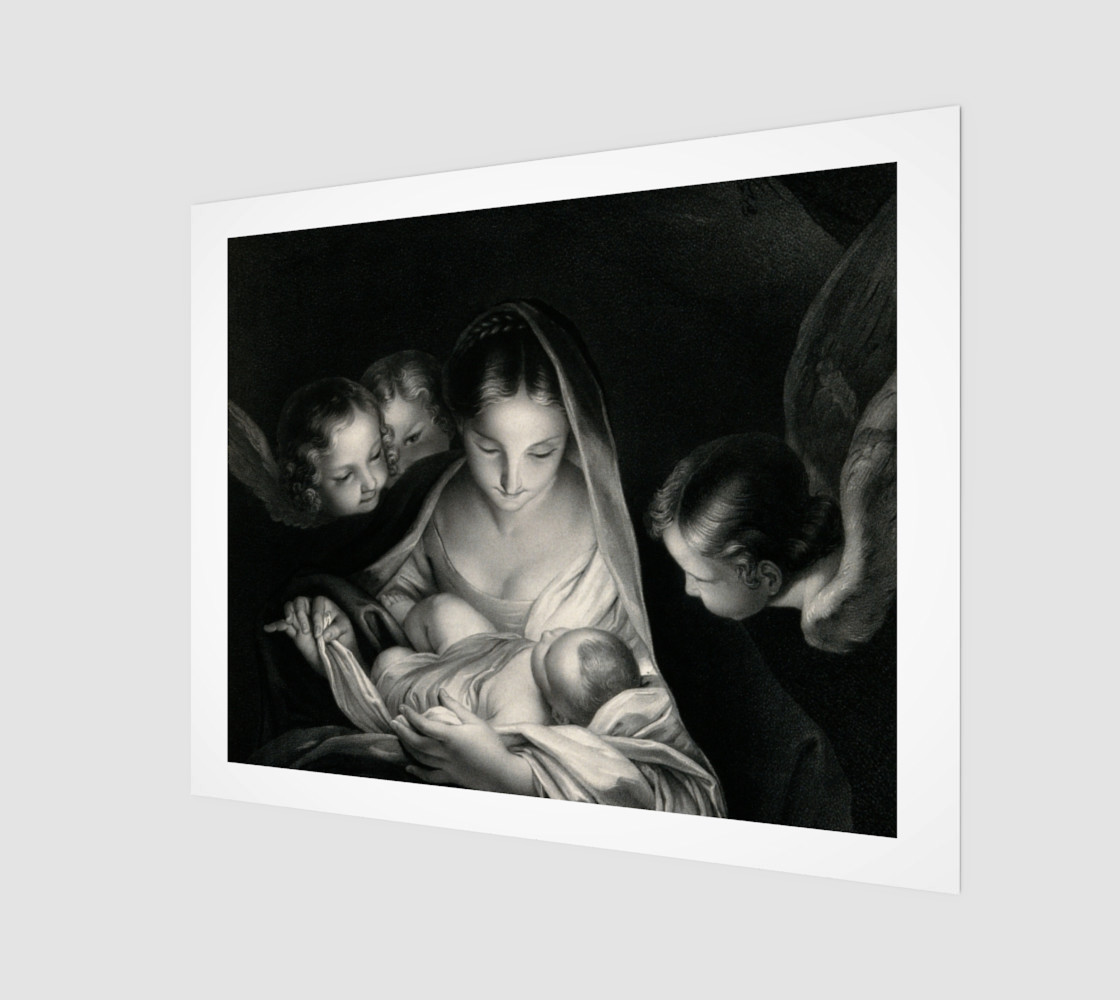 Aperçu de The Nativity, Birth of Jesus, Mother Mary and Angels Credit Wellcome Library London #1
