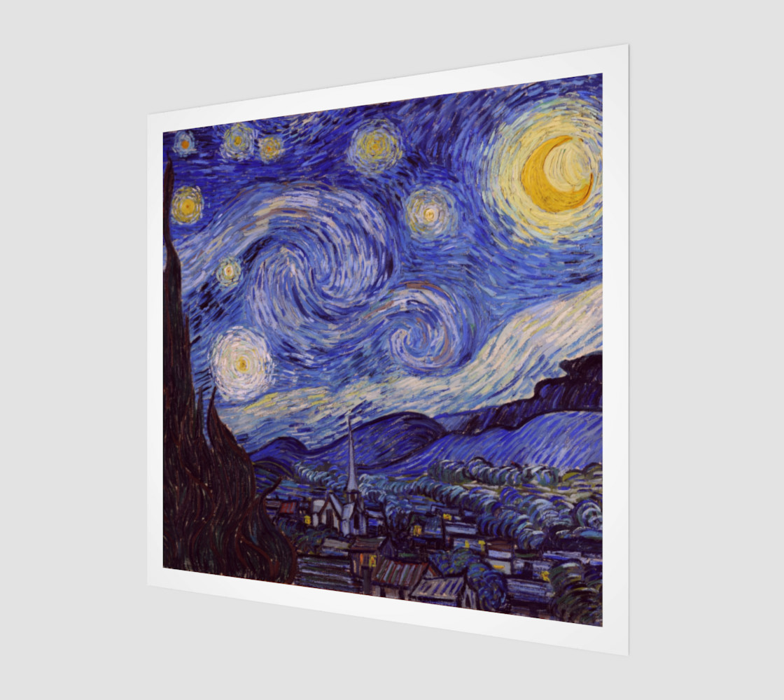 Vincent Van Gogh Starry Night Art Print preview #1