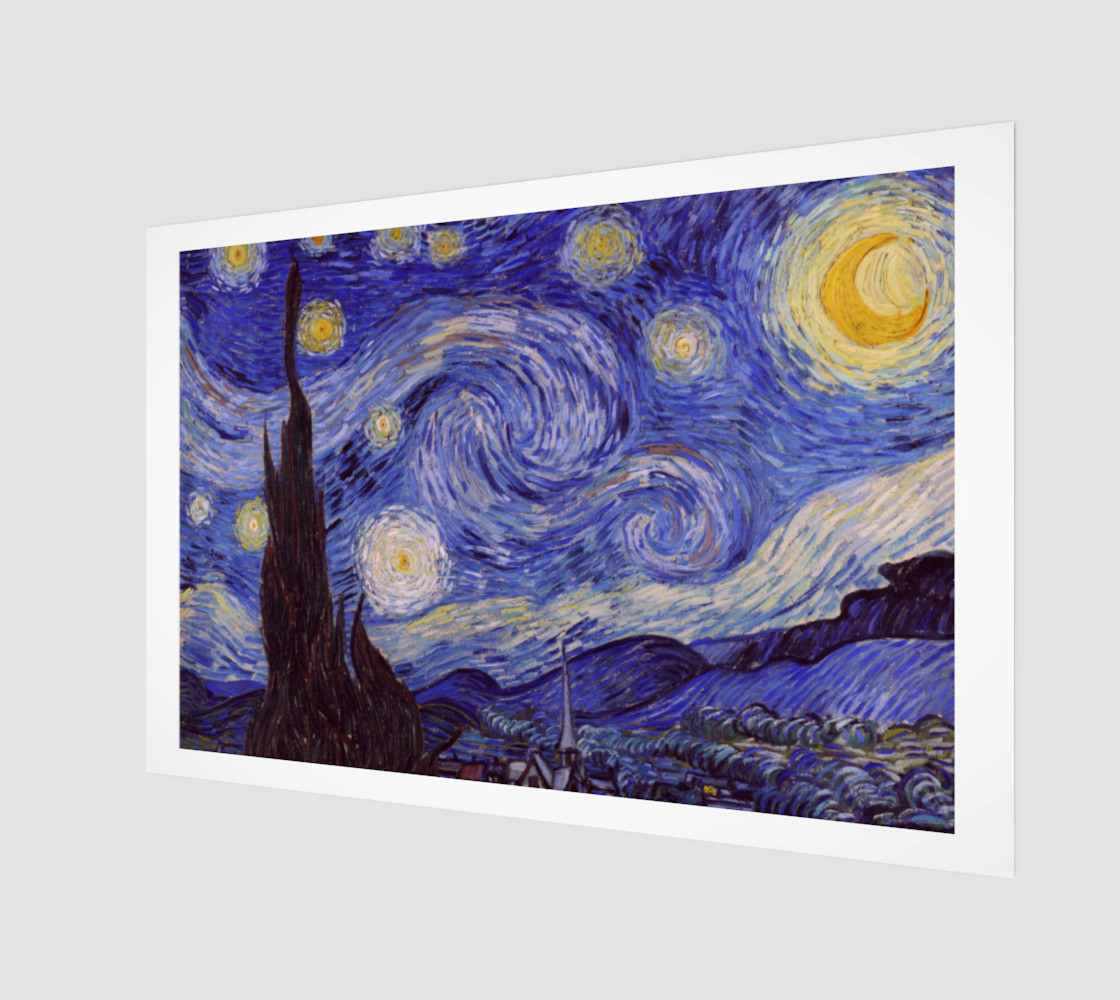 Vincent Van Gogh Starry Night Art Print preview #1