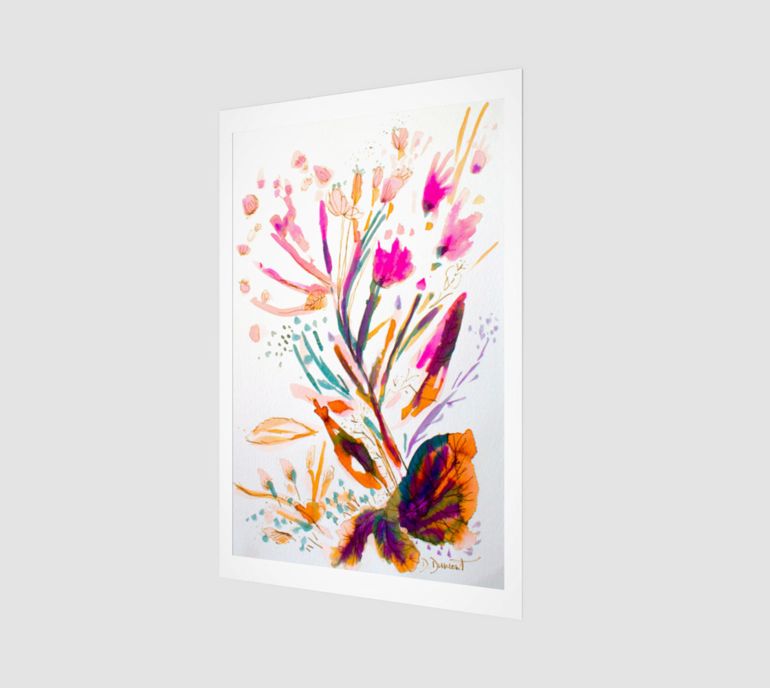 wall_art_Pink Sea Weeds preview #1