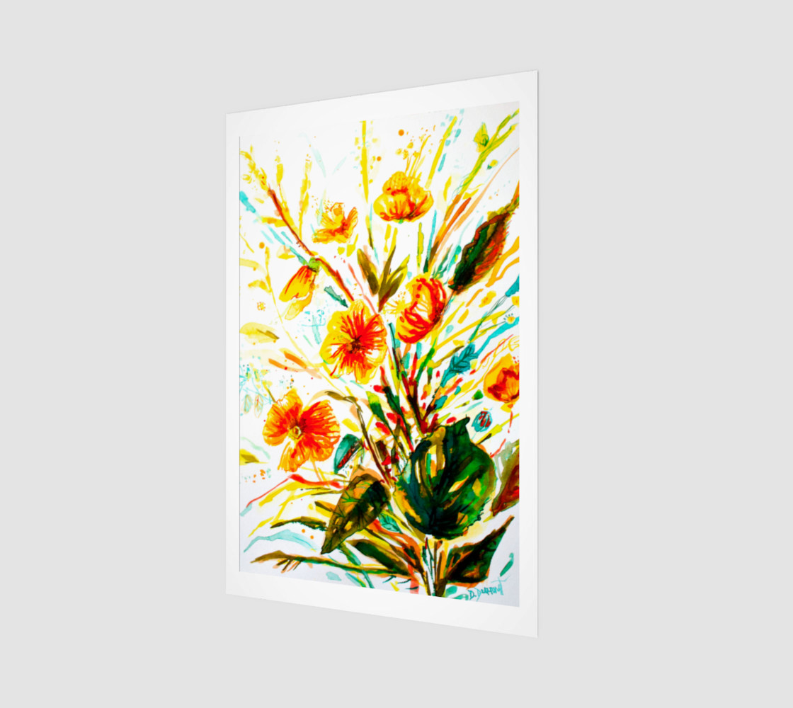 wall_art-Mustard Flowers preview #1