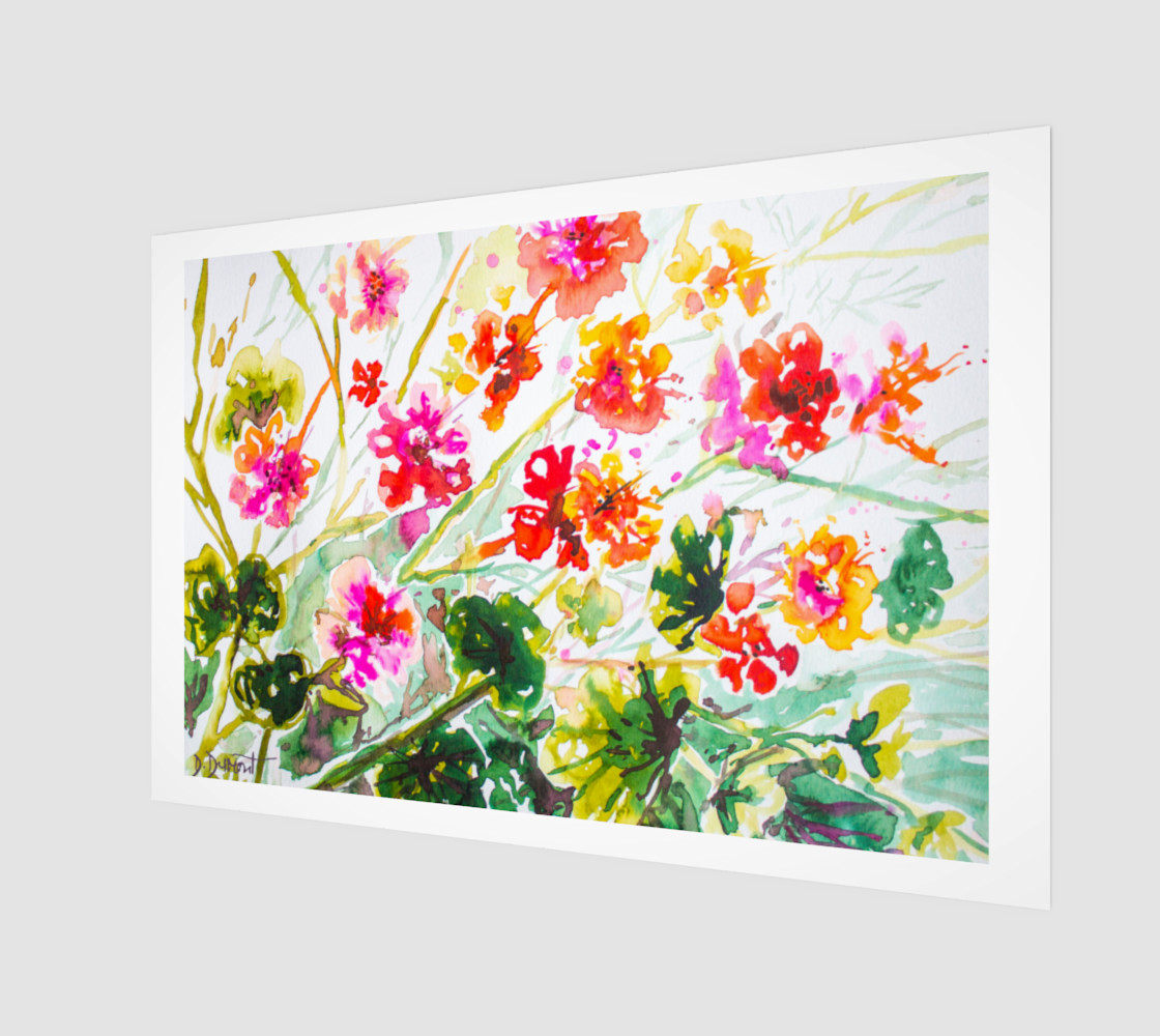 wall_art_Tangy Geraniums 3D preview