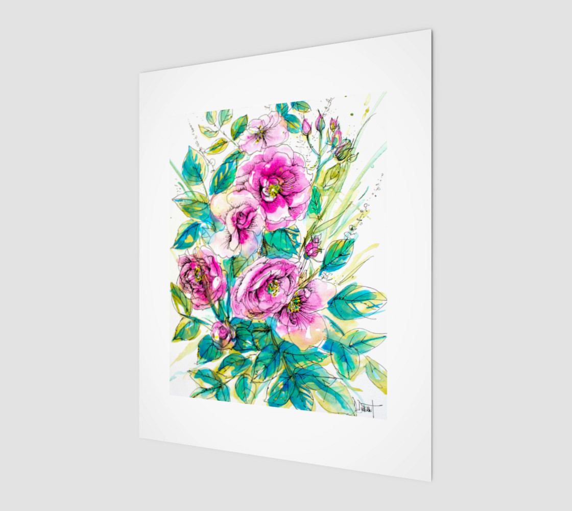 wall-art_Wild Roses for Me preview #1