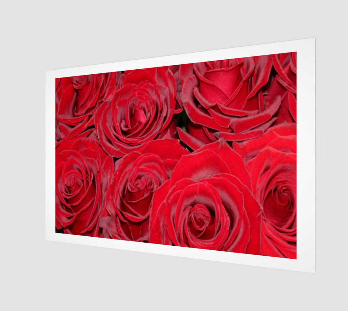 Romantic Red Roses Floral Design preview #1