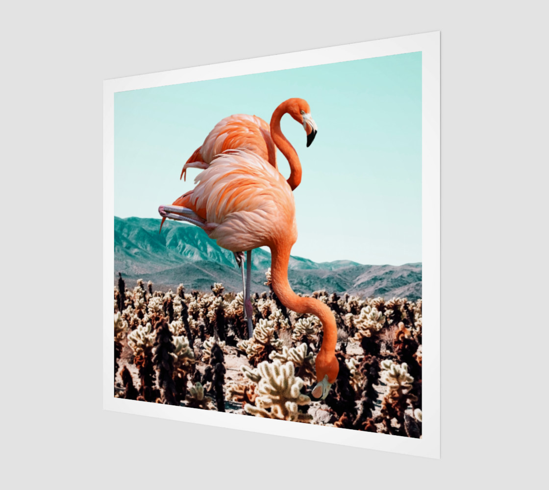 Flamingos In The Desert preview #1