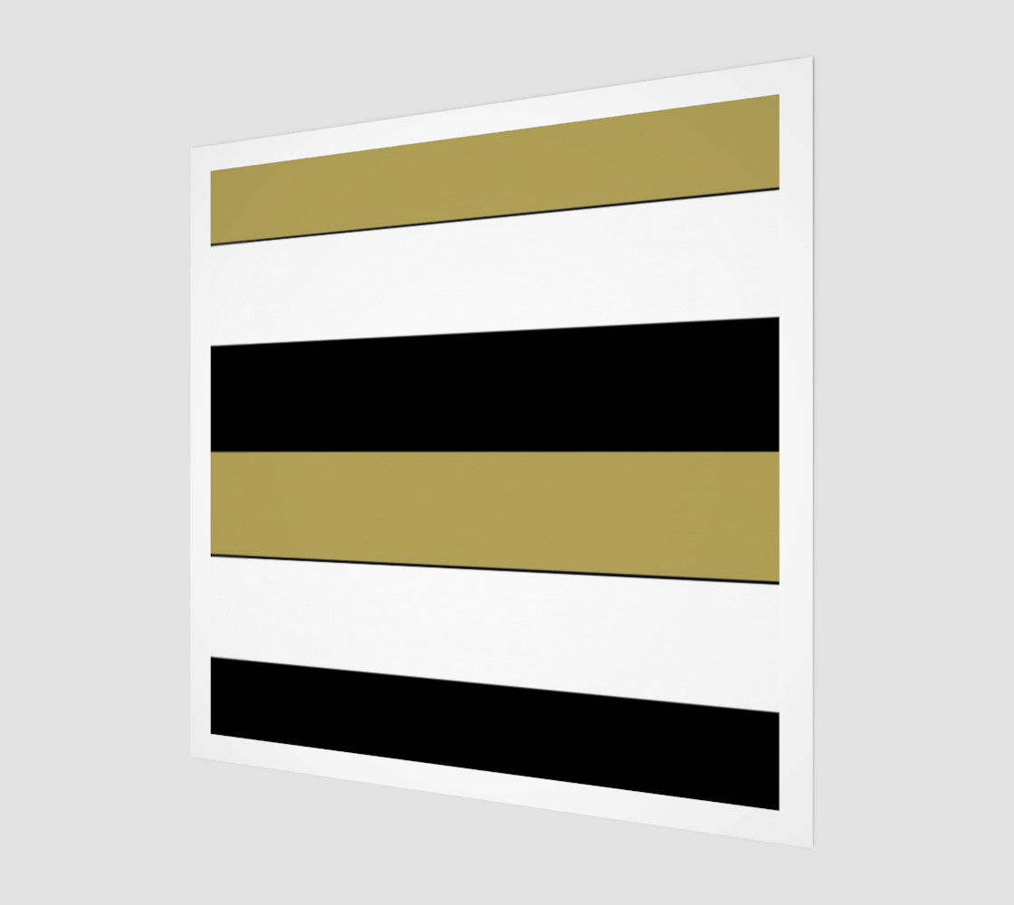 Elegant Black White Brown Gold Stripes Pattern preview #1