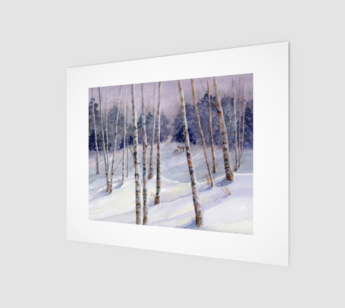 Deer in Woods preview #1