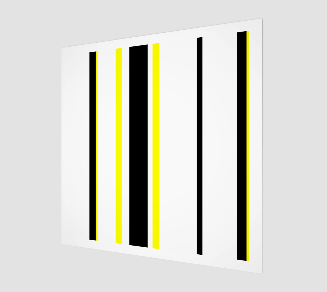 Black Yellow and White Stripes preview #1