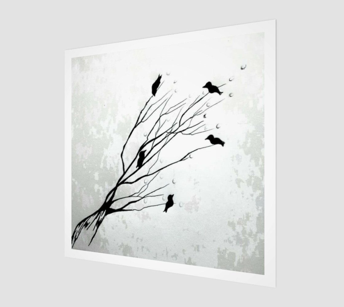 Birds on a branch preview #1