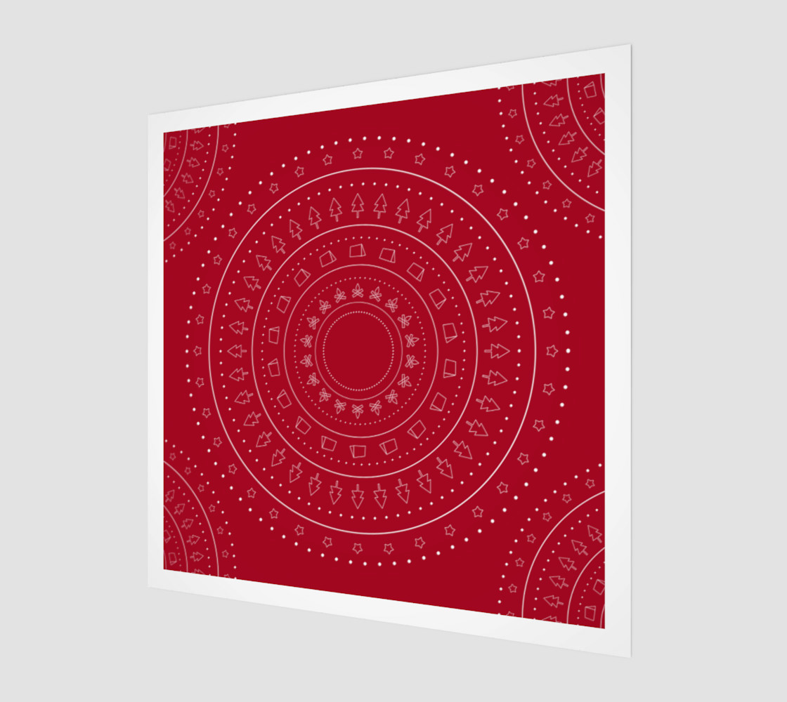 christmas geometric objects preview #1